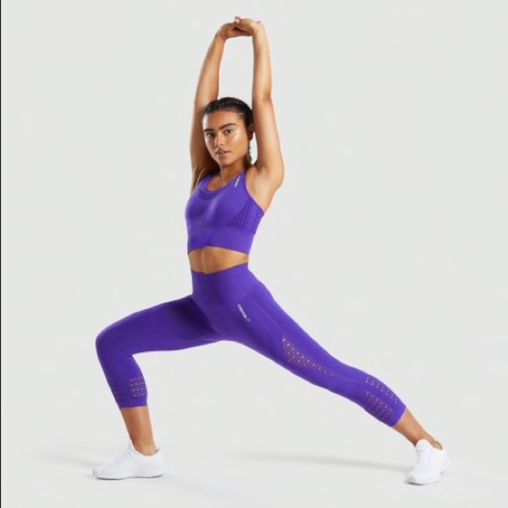 Gymshark ENERGY+ SEAMLESS crop top leggings set